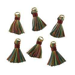 AussieSuperStore Haberdashery Supplies Multicolor 20mm Mini Tassels (in 4 colours) 20mm Mini Tassels (in 4 colours) | Trims for Sewing | Sewing Supplies 9331468004578 VJY103